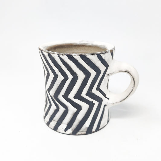 Zig Zag Stripy Mug